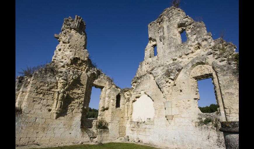 Les ruines de l'abbaye de Vauclair (Aisne)