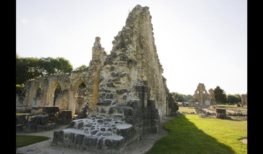 Les ruines de l'abbaye de Vauclair (Aisne)