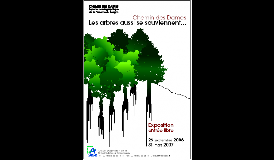 Affiche Exposition Les arbres aussi se souviennent