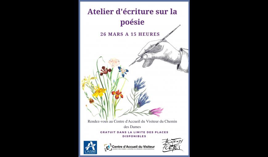 Affiche atelier écriture