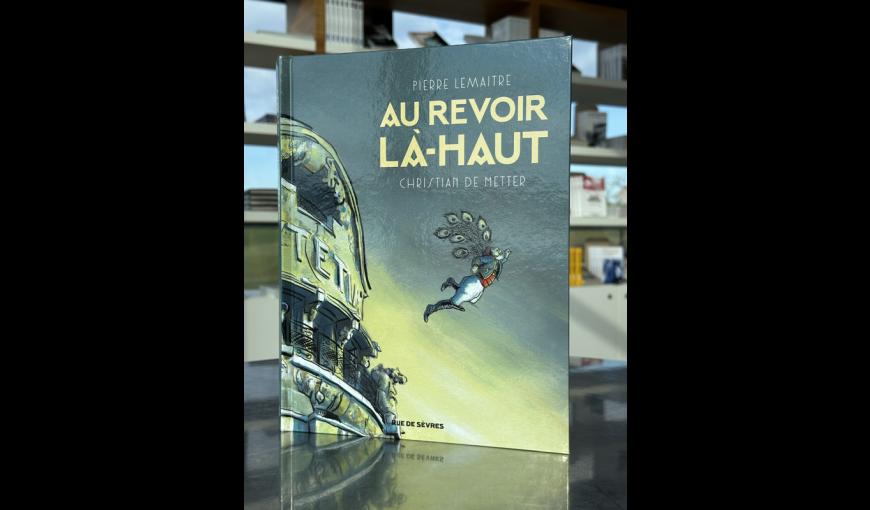 Aurevoir là-haut, ouvrage en vente à la boutique du Centre d'Accueil du Visiteur du Chemin des Dames