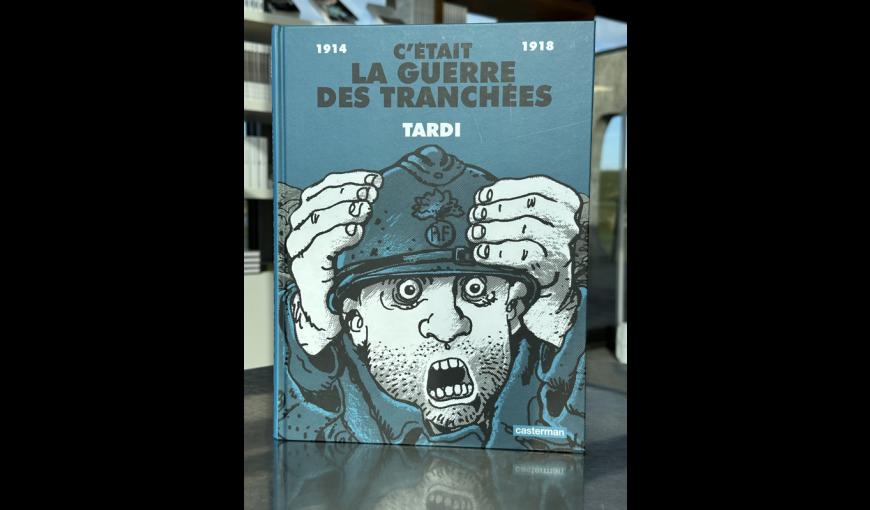 C'était la guerre des tranchées, ouvrage en vente à la boutique du Centre d'Accueil du Visiteur du Chemin des Dames