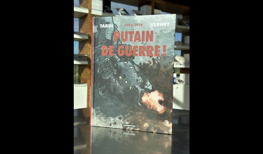 Putain de guerre, ouvrage en vente à la boutique du Centre d'Accueil du Visiteur du Chemin des Dames