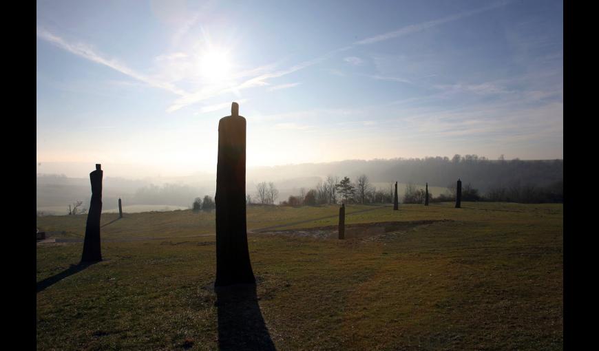 Constellation de la Douleur, l'oeuvre de Christian Lapie en hommage aux tirailleurs sénégalais sur le Chemin des Dames (Aisne)