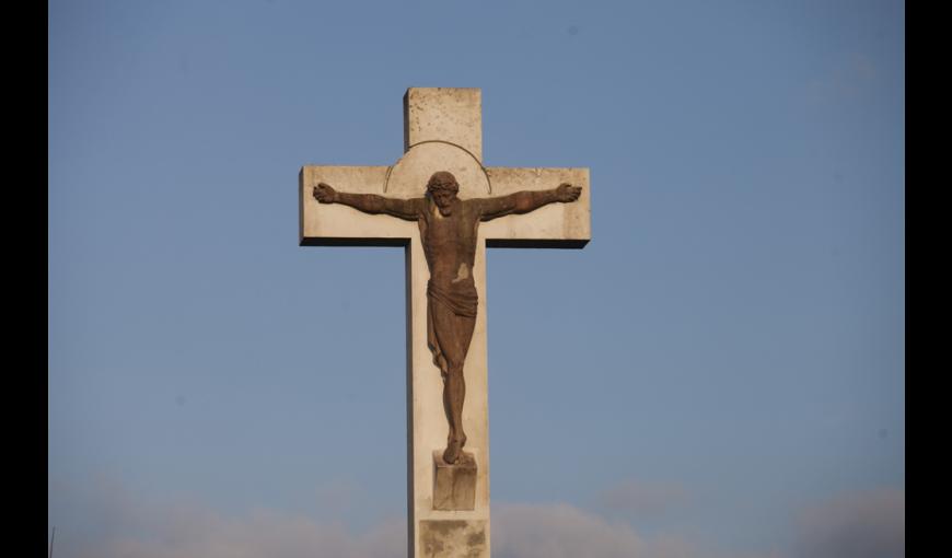 Calvaire de l'ange-gardien, entrée ouest du Chemin des Dames (Aisne)