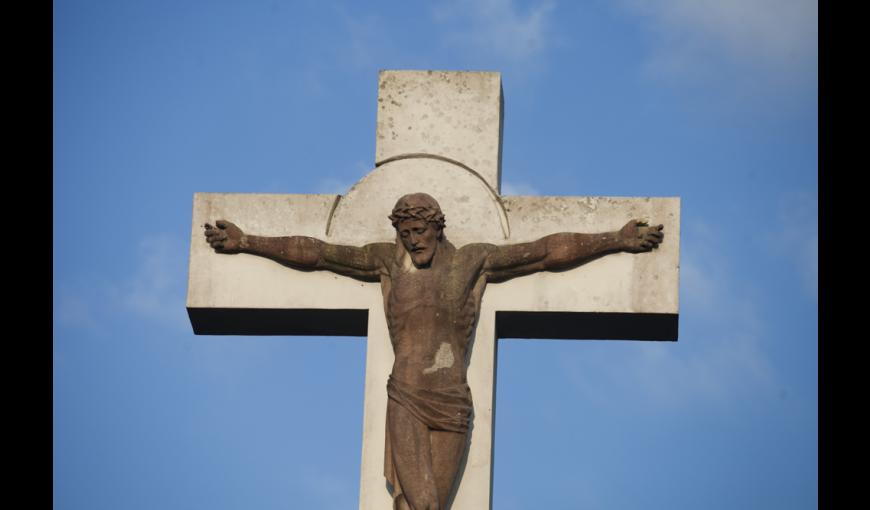 Calvaire de l'ange-gardien, entrée ouest du Chemin des Dames (Aisne)