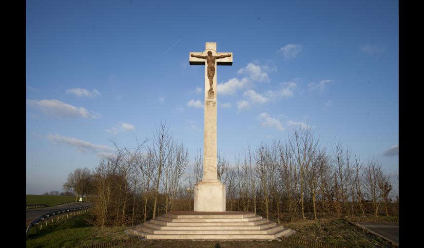 Calvaire de l'Ange-Gardien à Chavignon (Aisne)