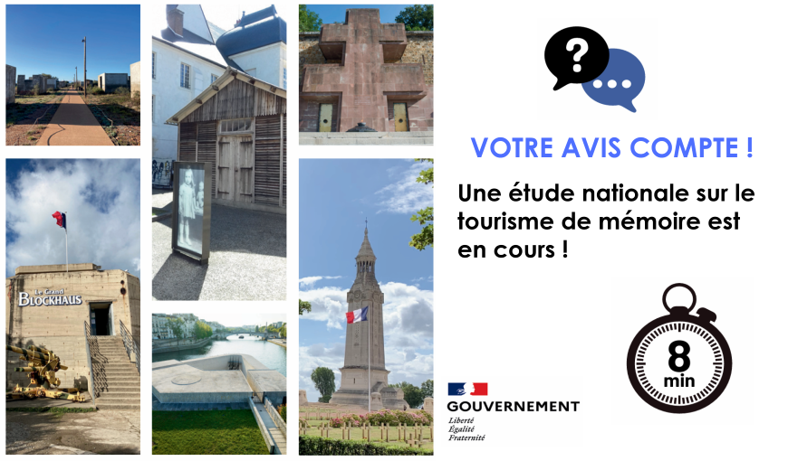 Enquête nationale sur le tourisme de mémoire en France métropolitaine 2025-2026