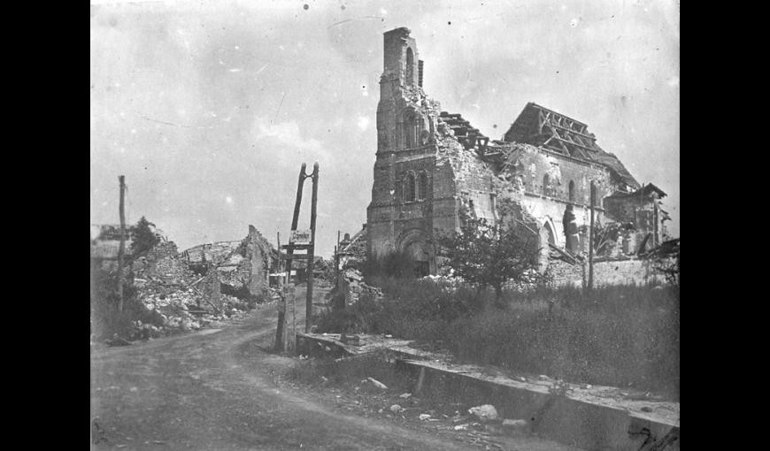 Colligis-Crandelain, village détruit sur le Chemin des Dames (Aisne)