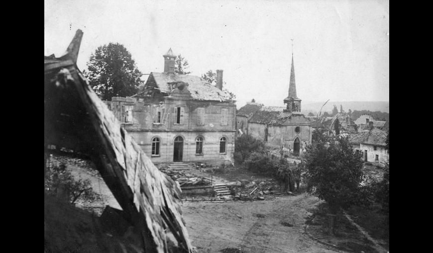 Colligis-Crandelain, village détruit sur le Chemin des Dames (Aisne)