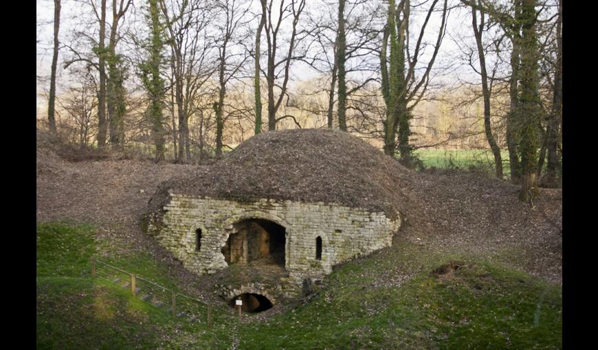 Les ruines du fort de la Malmaison à Chavignon (Aisne)