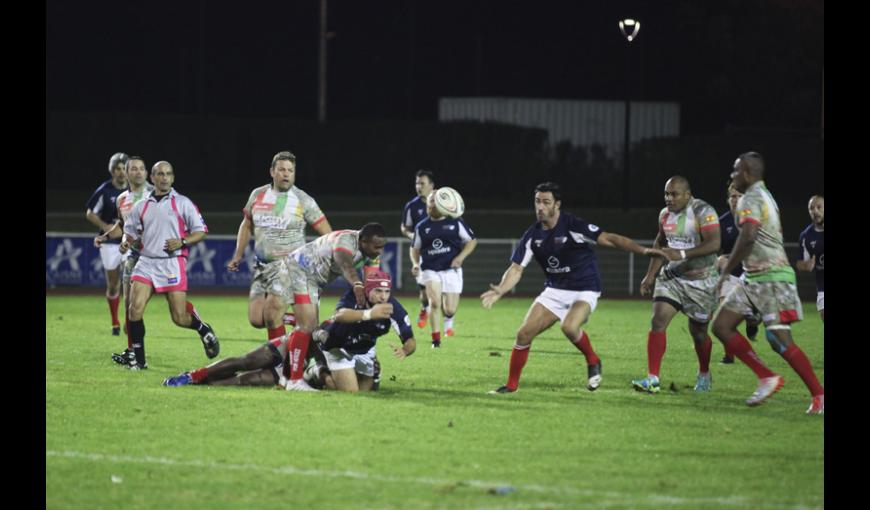  Match de gala entre les stars du rugby britannique « Rugby for Heroes » et les anciens internationaux français des « French Legends »à Laon, le 15 septembre 2017