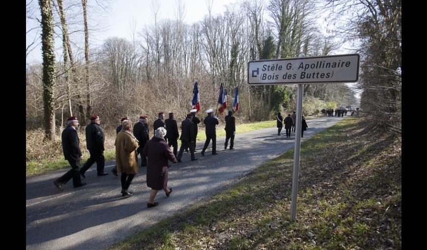 Cérémonie d'hommage à Guillaume Apollinaire