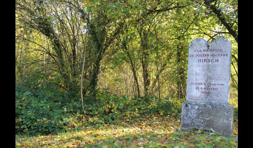 Monument à la mémoire de Joseph Hirsch, Craonne (Aisne)