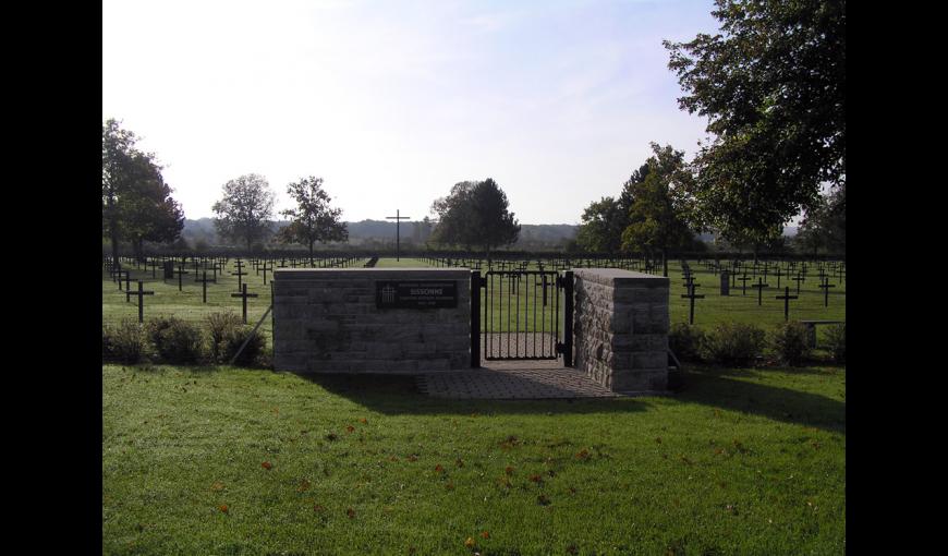 Cimetière militaire allemand de Sissonne (Aisne)