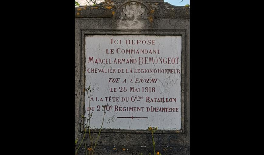 Tombe de Marcel DEMONGEOT