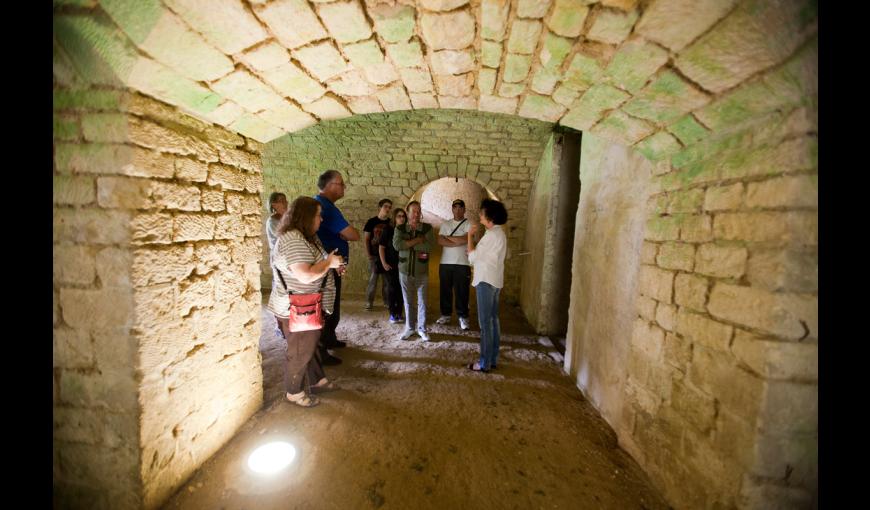 A l'intérieur du fort de Condé à Chivres-Val (Aisne)