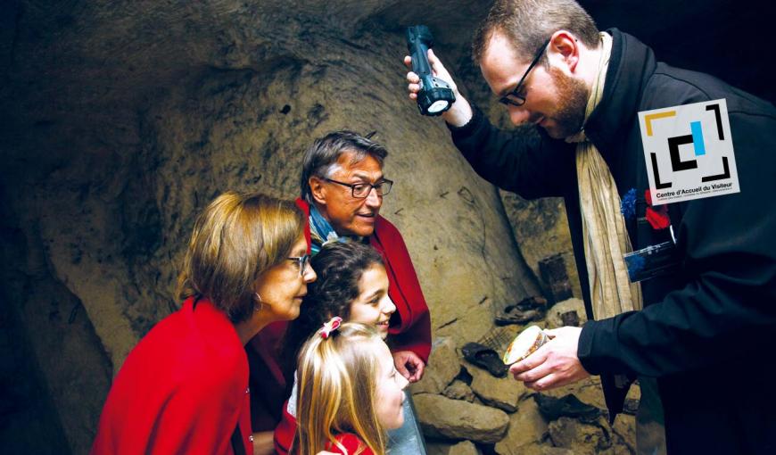 Visite guidée des souterrains de la Caverne du Dragon