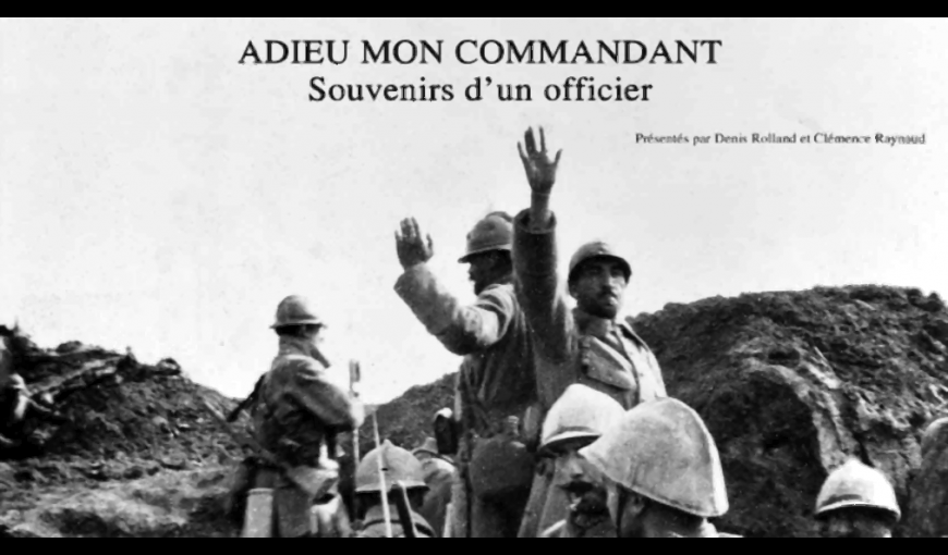 « Adieu mon commandant : Souvenirs d’un officier », ouvrage de Denis Rolland
