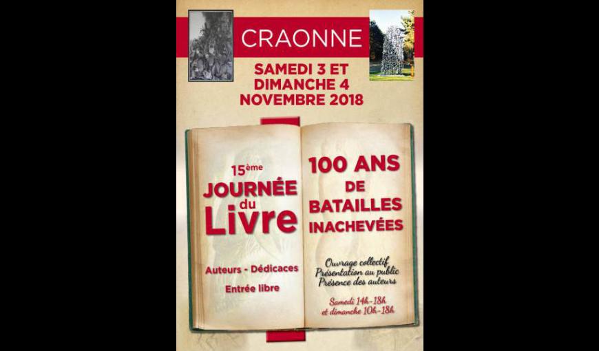 15e Journée du Livre à Craonne, 4 novembre 2018