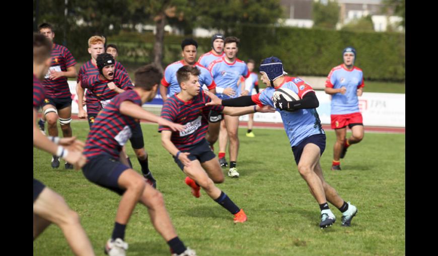 Tournoi de jeunes « La tranchée des rugbymen » avec les clubs de Compiègne, Epernay et Trojans FC d'Angleterre, Firewood du Pays de Galles.