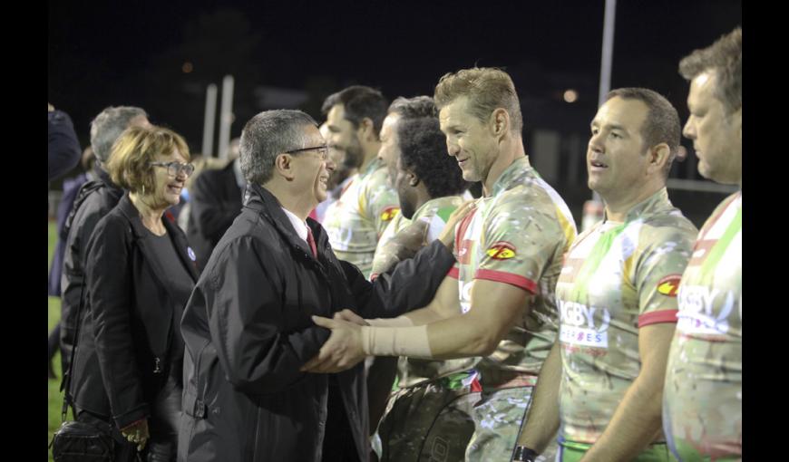  Match de gala entre les stars du rugby britannique « Rugby for Heroes » et les anciens internationaux français des « French Legends ».