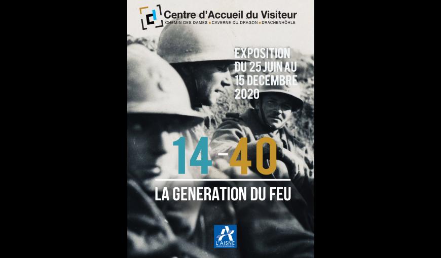 Projet affiche exposition "14-40 : la génération du feu"