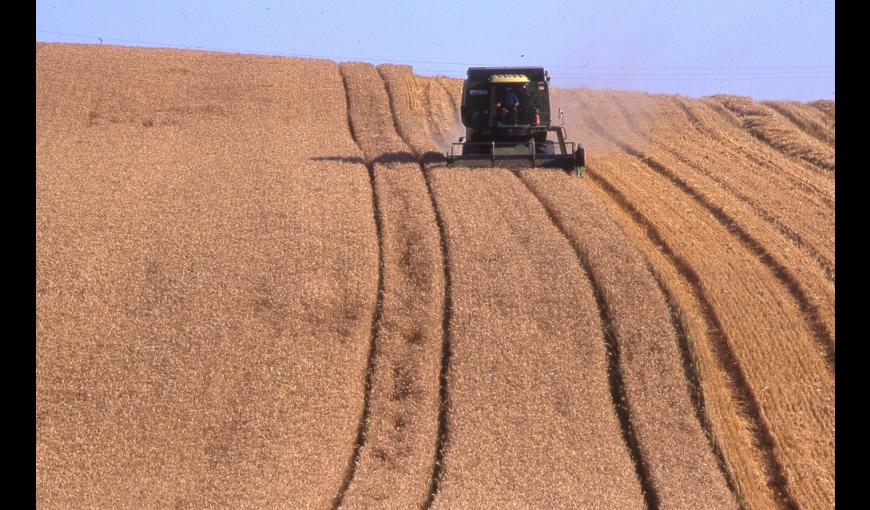 Moisson dans le Soissonnais