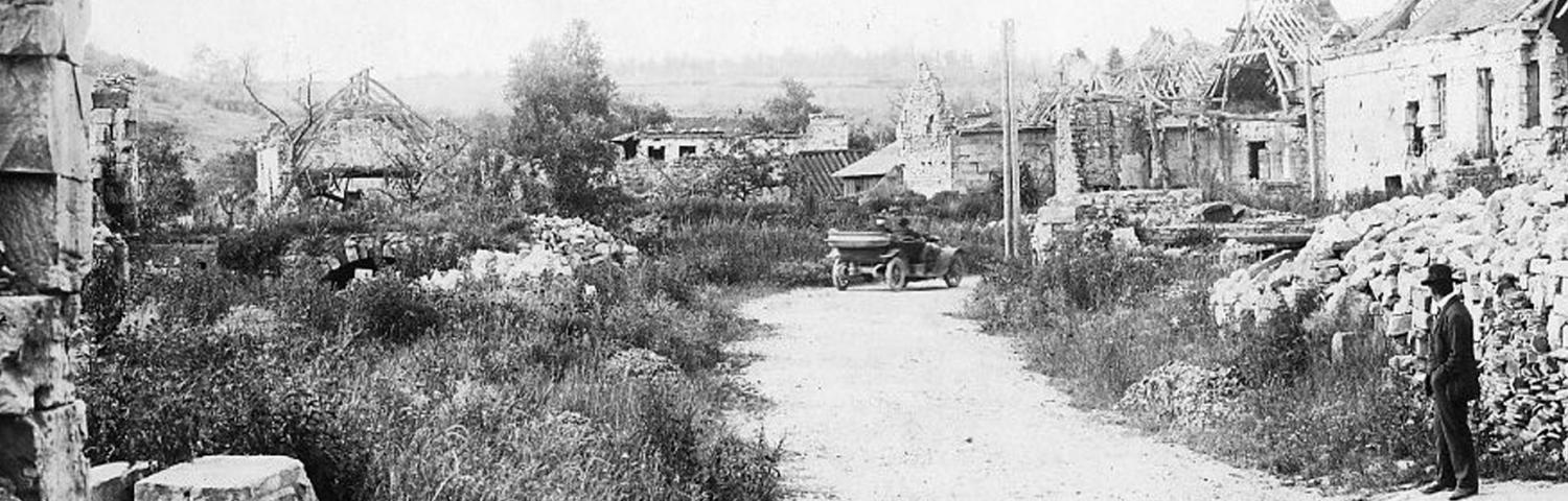 Colligis-Crandelain, village détruit sur le Chemin des Dames (Aisne)