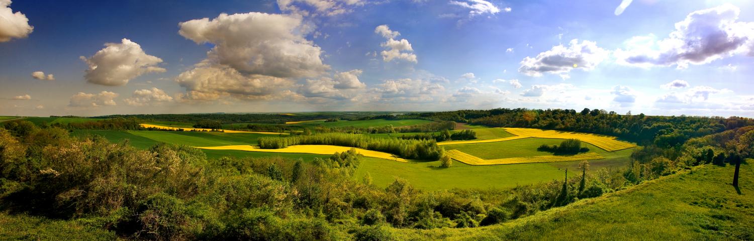 Panorama depuis la Caverne du Dragon-Musée du Chemin des Dames (Aisne)