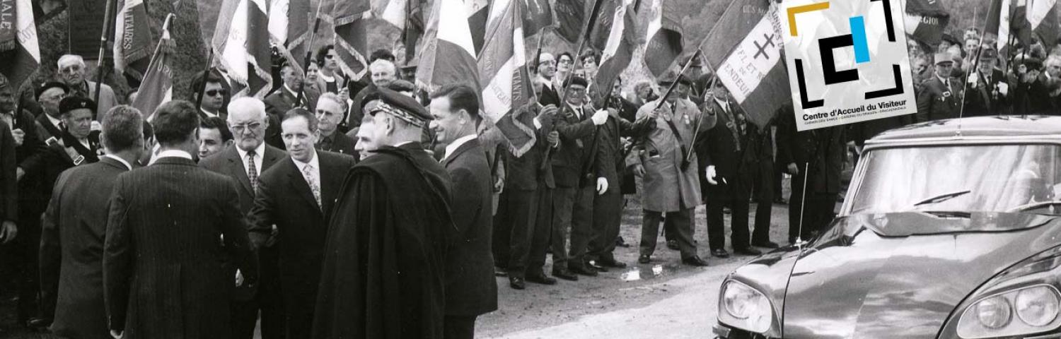 Inauguration du musée du souvenir français à la Caverne du Dragon, le 4 mai 1969