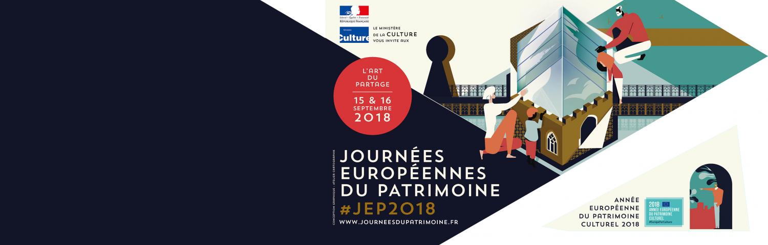 Journées Européennes du Patrimoine, 15 & 16 septembre 2018