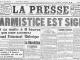 La Presse, journal du soir, 11 novembre 1918 