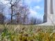 Vue (drone) du monument en hommage au 27e et 27e Bataillon de Chasseurs Alpins situé à Braye-en-Laonnois (Aisne)