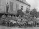 Fanfare militaire allemande à Crandelain, 1914-1918