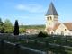 Vue sur le cimetière allemand et le cimetière communal de Veslud (Aisne)