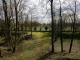 Vue sur le cimetière allemand qui jouxte le fort de la Malmaison (Aisne)