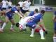 Match d’ouverture entre l’équipe de rugby la Gendarmerie nationale et l’équipe britannique du 12th Royal Artillery Regiment.