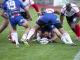 Match d’ouverture entre l’équipe de rugby la Gendarmerie nationale et l’équipe britannique du 12th Royal Artillery Regiment.