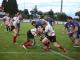 Match d’ouverture entre l’équipe de rugby la Gendarmerie nationale et l’équipe britannique du 12th Royal Artillery Regiment.