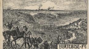 Carte postale allemande WWI < Hurtebise < Aisne < Picardie