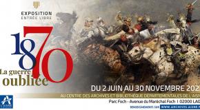 Exposition Guerre 1870 visuel officiel< Laon < Aisne < Hauts-de-France
