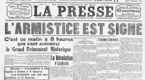 La Presse, journal du soir, 11 novembre 1918 