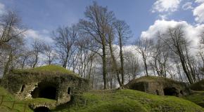 Les ruines du fort de la Malmaison (Aisne)