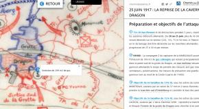 Story-Maps : 25 Juin 1917, la reprise de la Caverne du Dragon