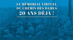 Visuel - les 20 ans du Mémorial virtuel du Chemin des Dames