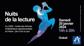 Nuit de la lecture, 20 janvier 2024