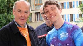 Thomas Vannier lors de son tour de France à vélo, juin 2025 Thomas Vannier lors de son tour de France à vélo, juin 2025