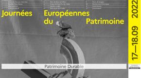 Affiche des Journées européennes du patrimoine 2022 Affiche des Journées européennes du patrimoine 2022