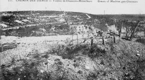 Vestiges du monument d'Hurtebise, souvenir de la bataille de Craonne du 7 mars 1814